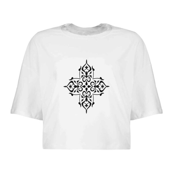 توب نسائي قصير الأكمام موديل ندى