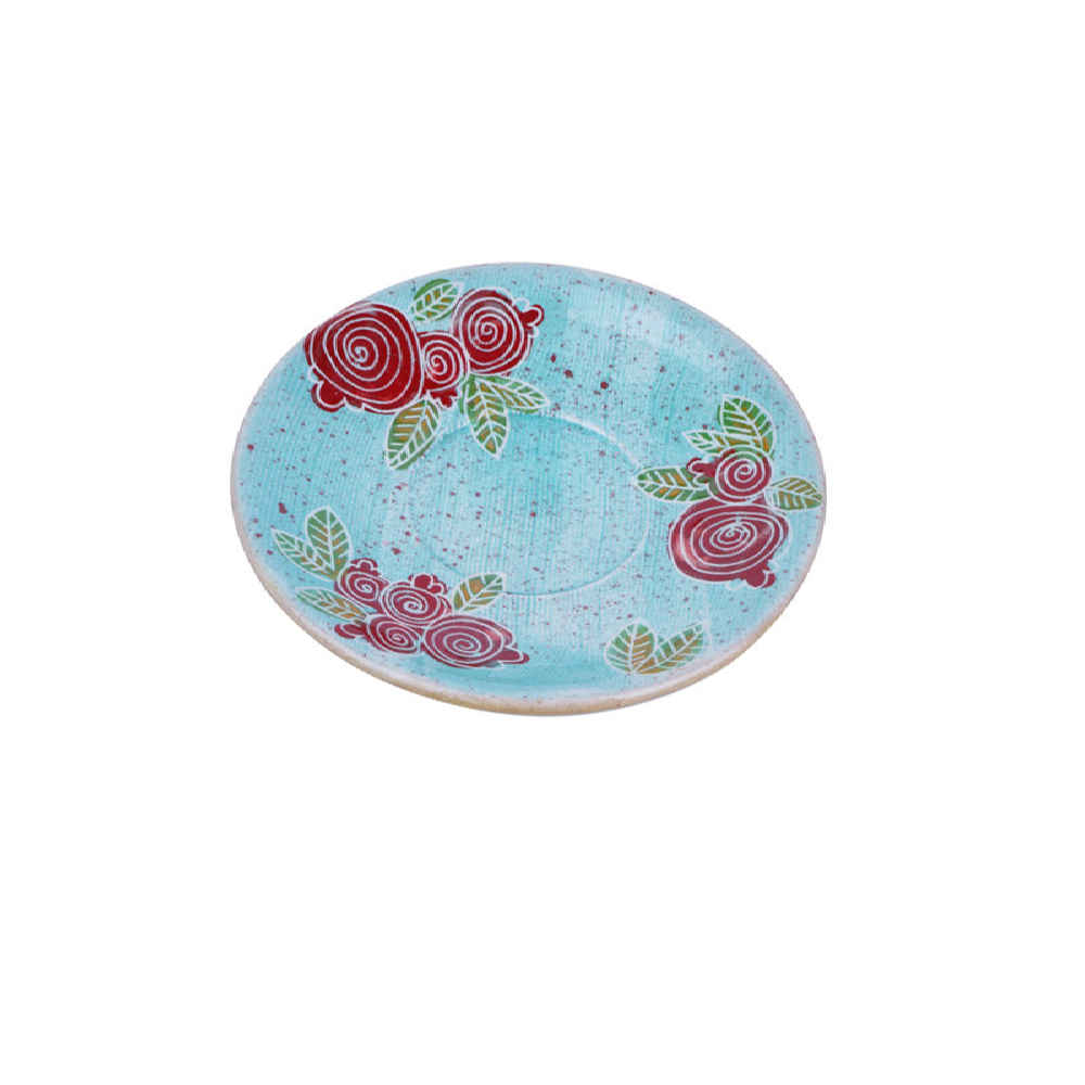 طقم من فنجان شاي سيراميك إيراني مع صحن فيدا