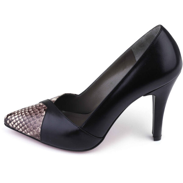 حذاء كعب عالي جلد للنساء موديل هيلين