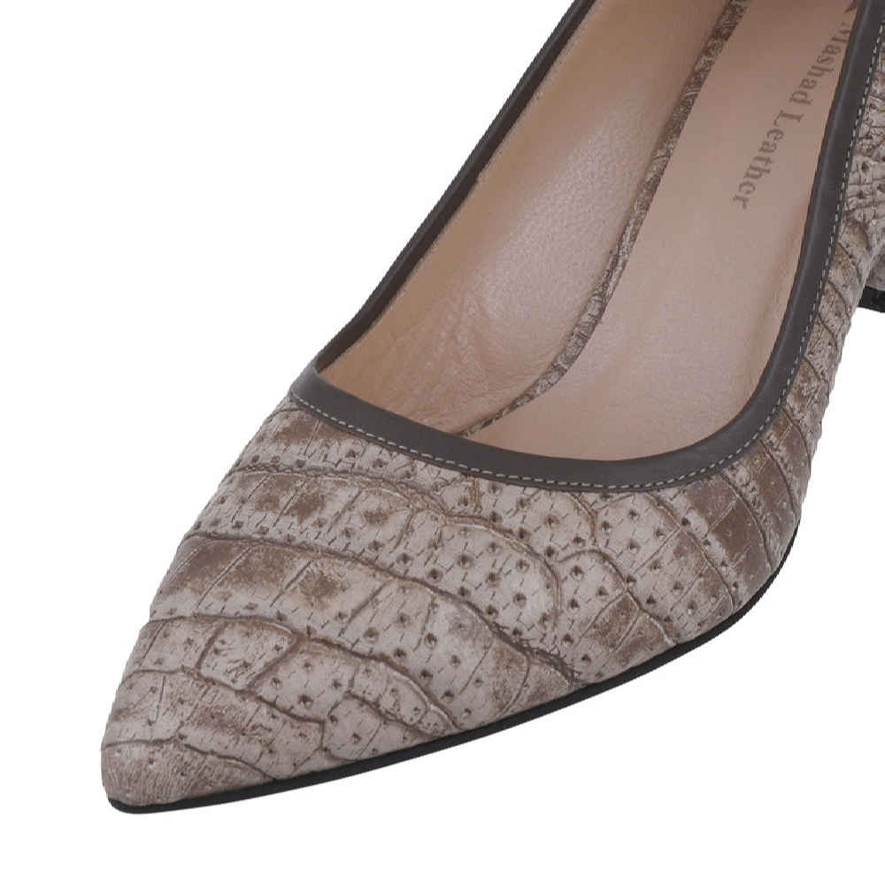 حذاء كعب عالي جلد للنساء موديل تيانا