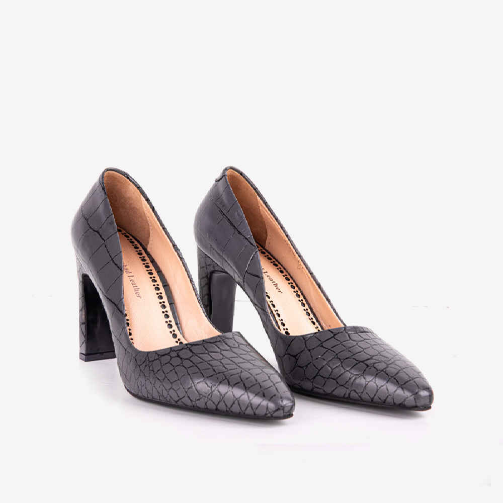 حذاء كعب عالي جلد للنساء موديل سامانثا