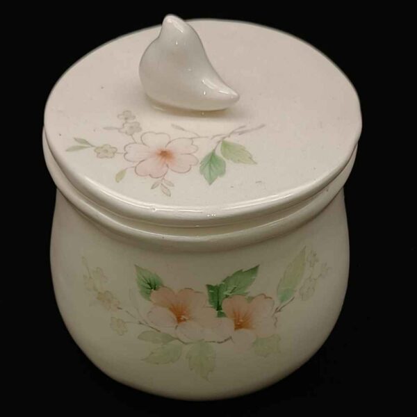 جرة تخزين مطبخ خزفية - تخزين أنيق للقهوة والشاي والمزيد، طيور وزهور