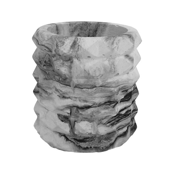 حامل قلم من الخرسانة للمكتب بتصميم من الرخام - نموذج دانا