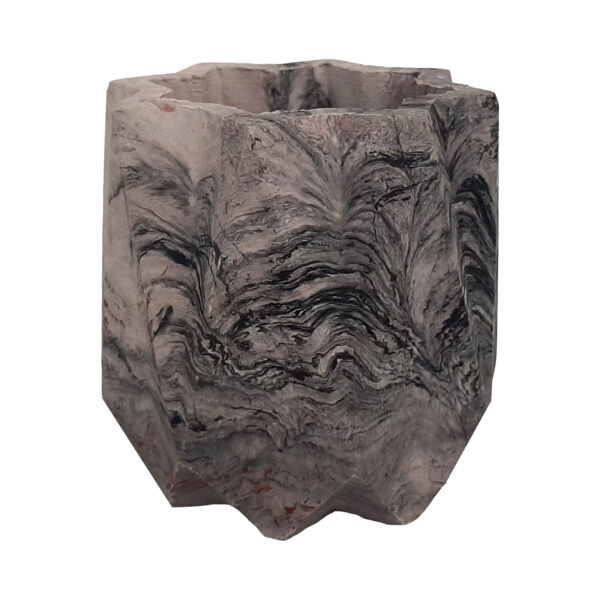 حامل قلم من الخرسانة للمكتب بتصميم من الرخام - نموذج ستار