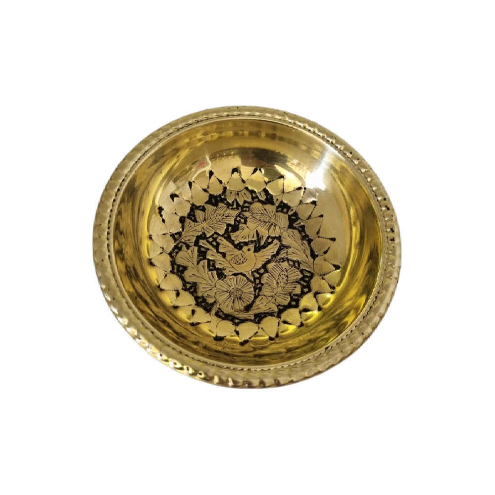 سماور إيراني نحاسي مزخرف لصنع الشاي بالفحم 6 لترات