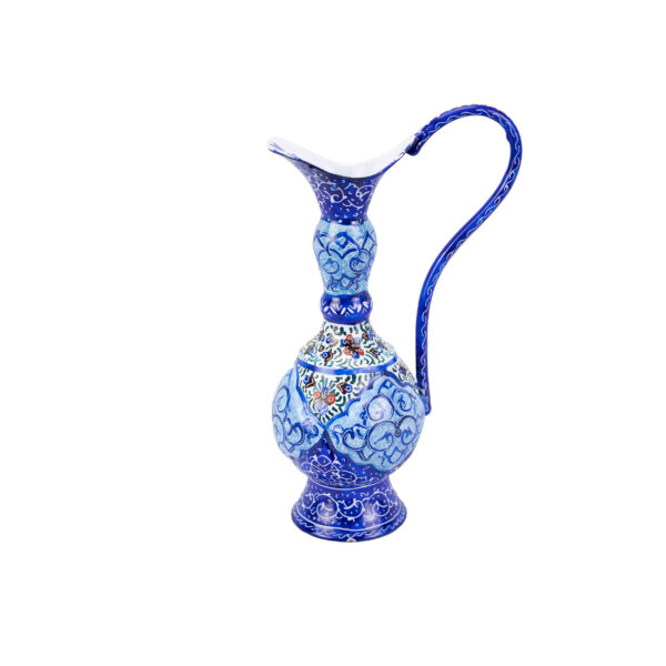 إبريق زخرفي مزخرف بالمينا الإيراني المصنوع يدويًا - درخشان