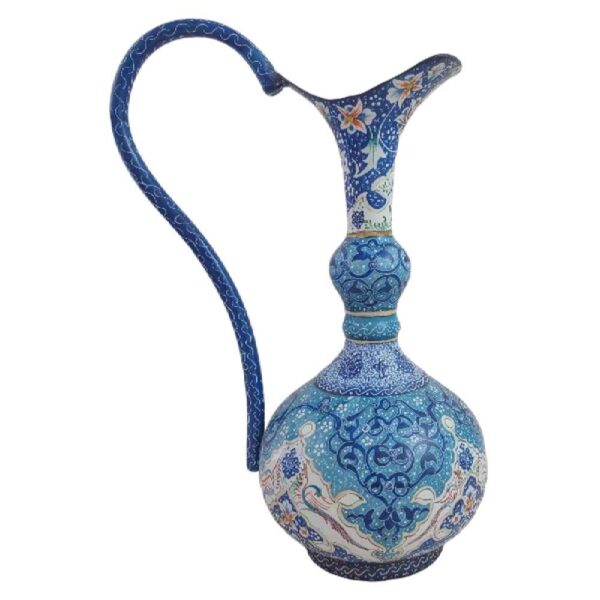 إبريق زخرفي مزخرف بالمينا الإيراني المصنوع يدويًا - رها