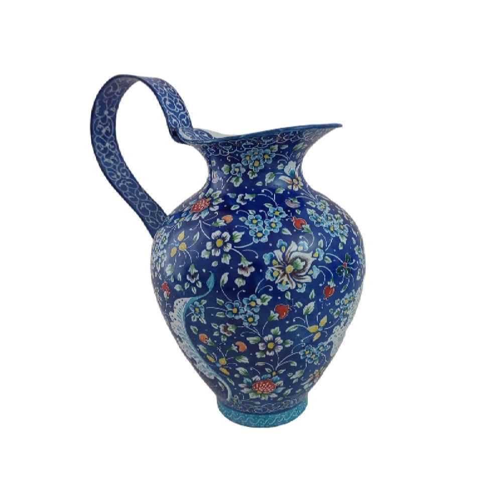 إبريق زخرفي مزخرف بالمينا الإيراني المصنوع يدويًا – راڤيس