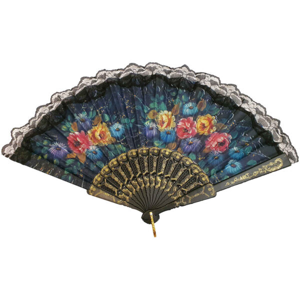 فلورال مروحة يد قابلة للطي ومحمولة - موديل هادي