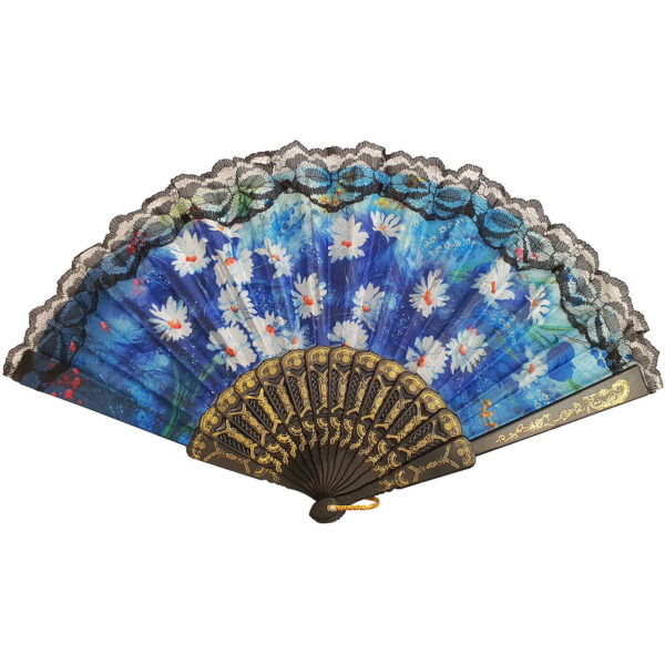 فلورال مروحة يد قابلة للطي ومحمولة - موديل مها