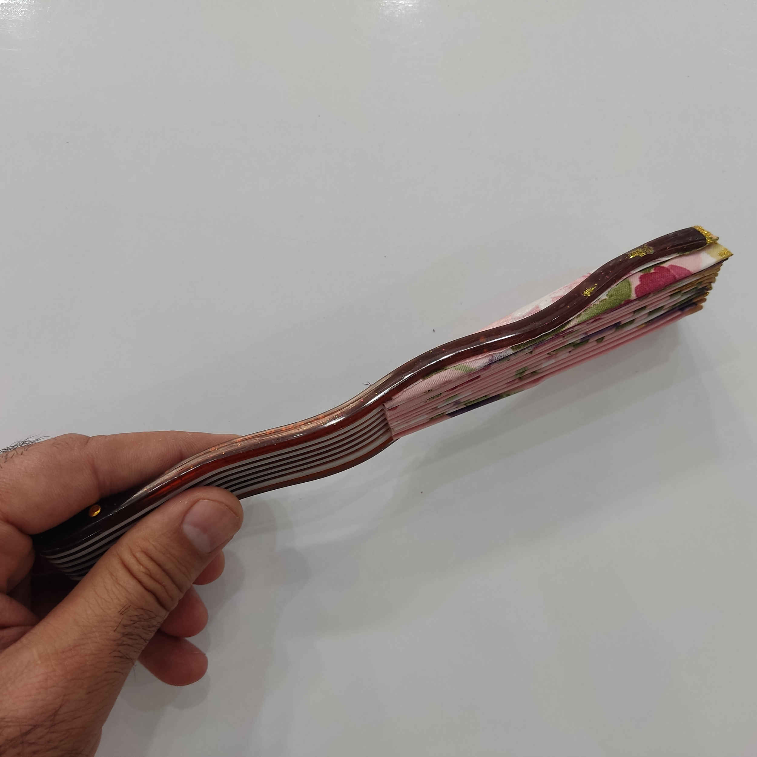 فلورال مروحة يد قابلة للطي ومحمولة – موديل باراديس