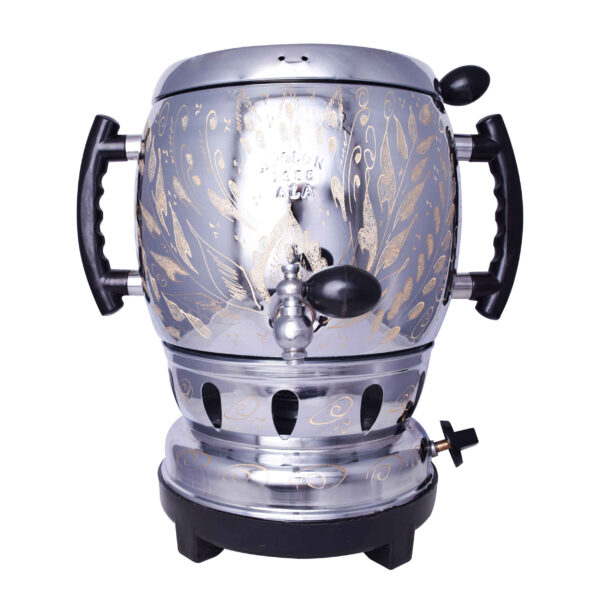 سماور غازي لصنع الشاي مع إبريق موديل أبولون 6 لترات