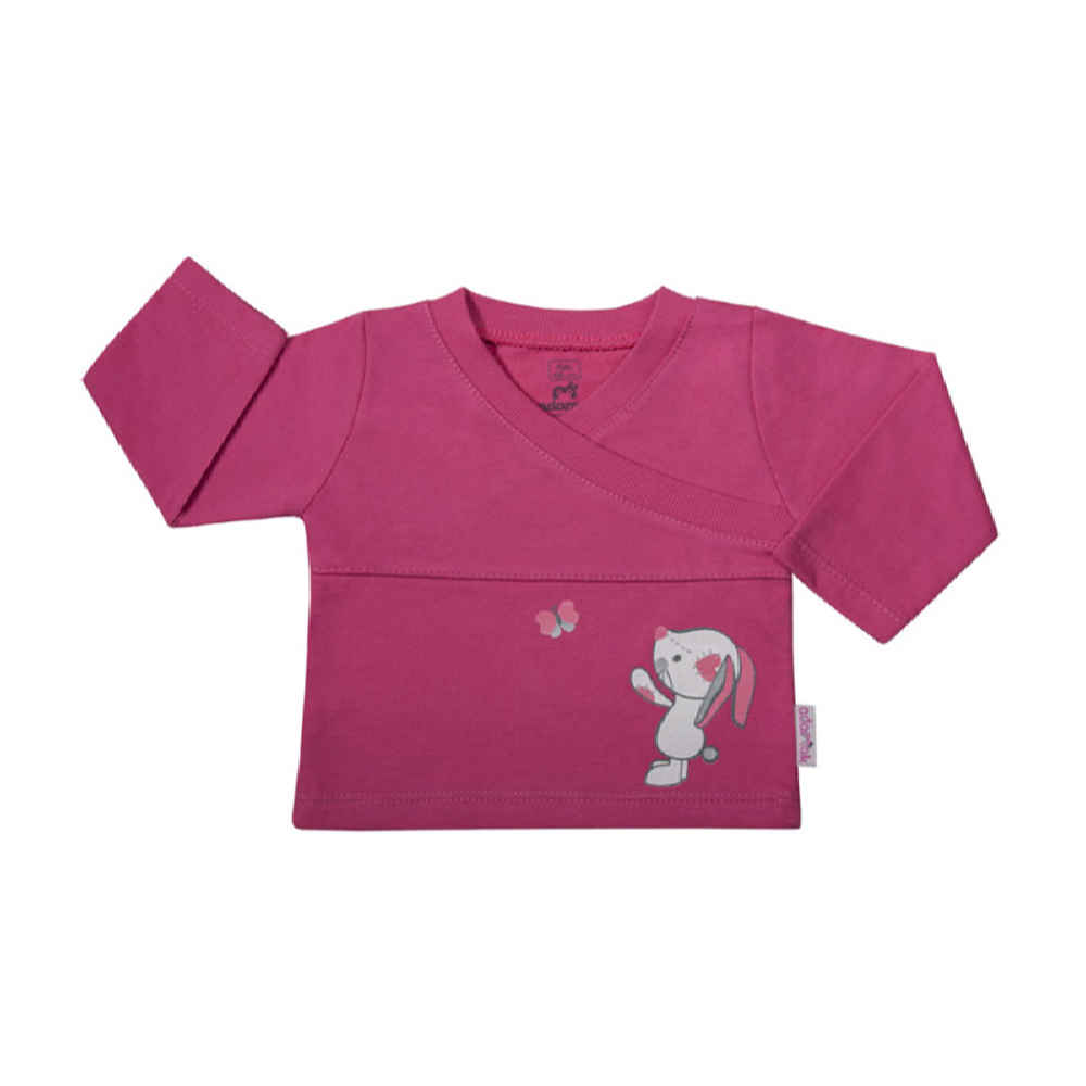 طقم قميص طويل الأكمام بنقشة أرنب موديل سانا (3 قطع)