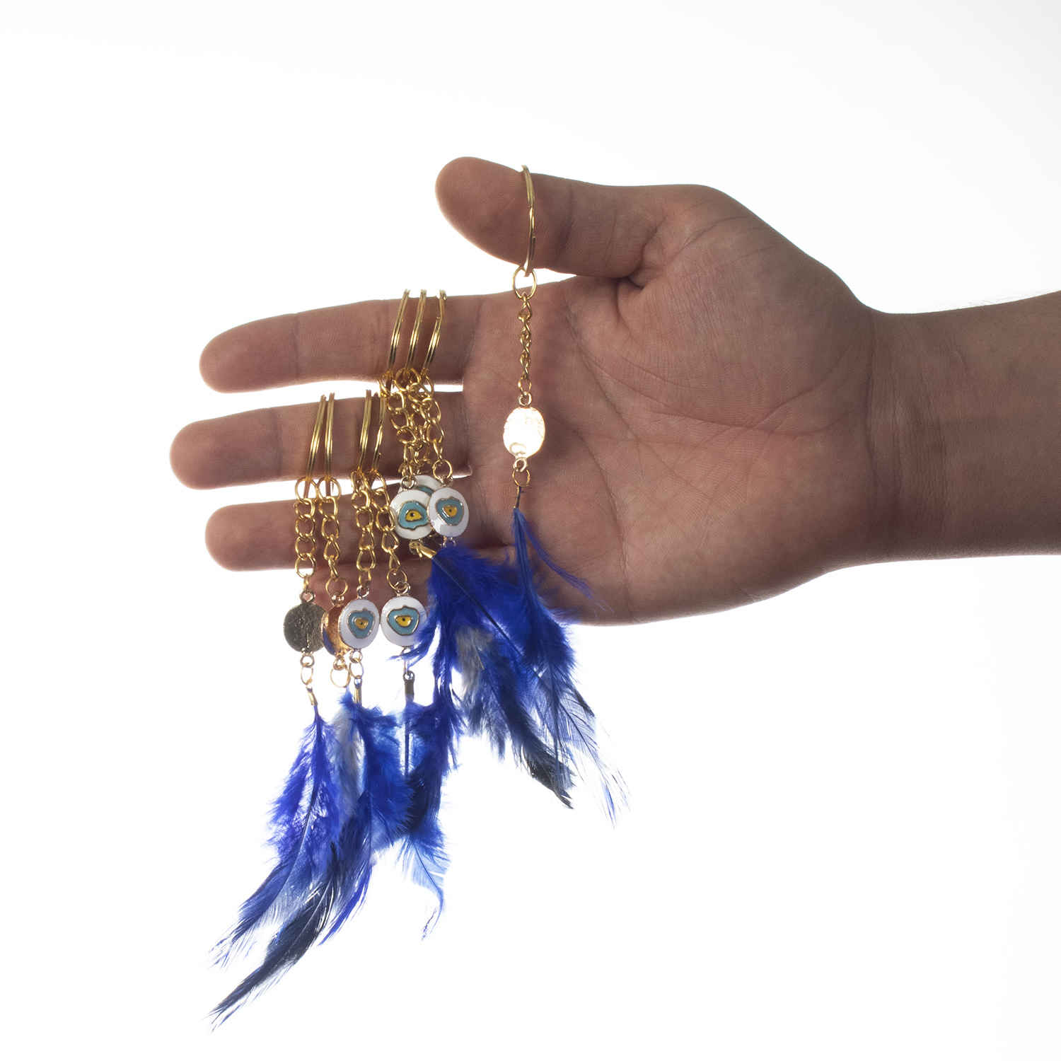 سلسلة مفاتيح معدنية – نمط عين الشر