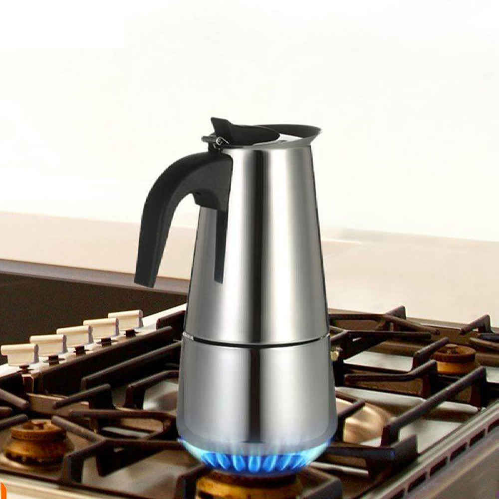 إبريق الموكا صانع الإسبرسو التقليدي الإيطالي – 4 أكواب السعة أونيكو لايف