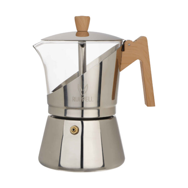 إبريق الموكا صانع الإسبرسو التقليدي الإيطالي - 6 أكواب السعة روبل