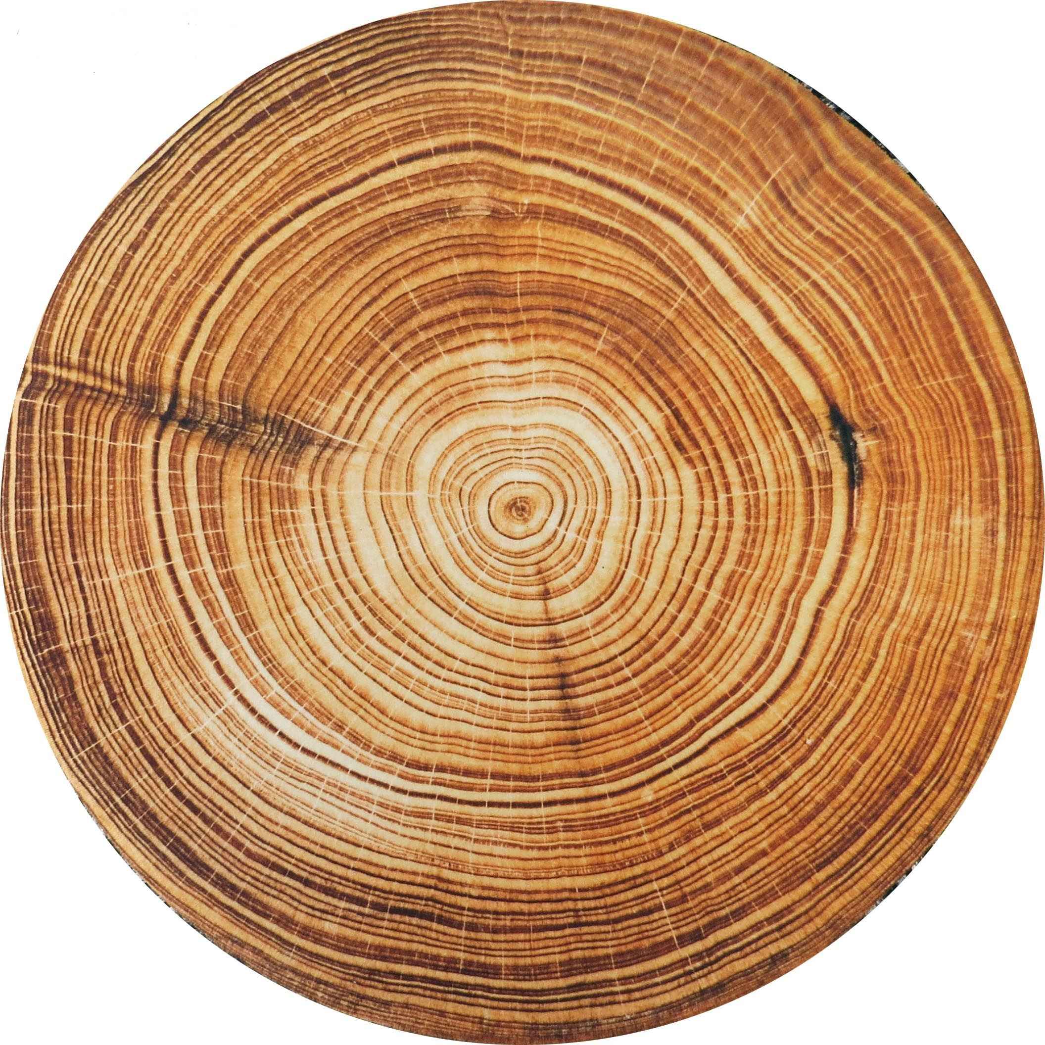 مقعد قدم دائري من المخمل بأرجل خشبية – موديل صندوق 2