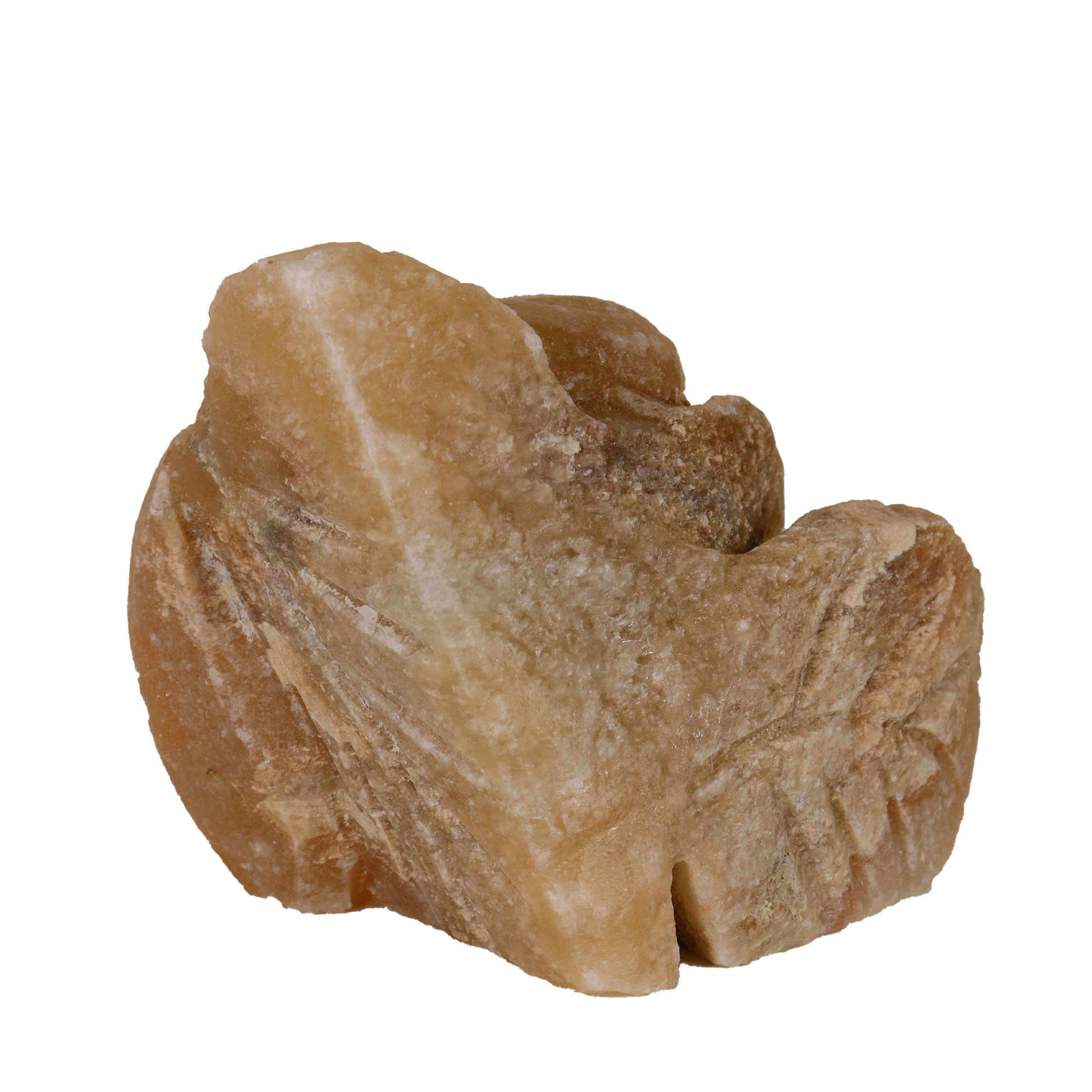 مصباح ملح إيراني حقيقي بشكل زهرة مصنوع يدويًا نموذج سارڤين