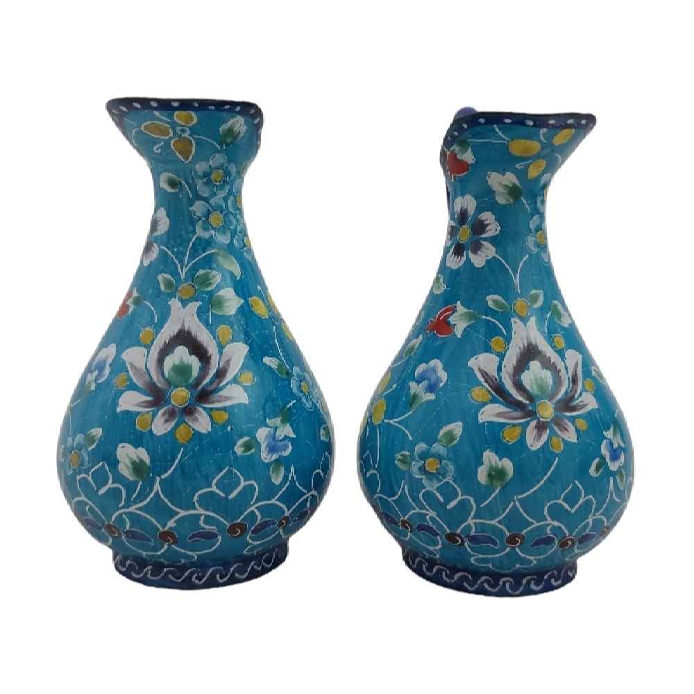 إبريق زخرفي مزخرف بالمينا الإيراني المصنوع يدويًا – مها (2x)