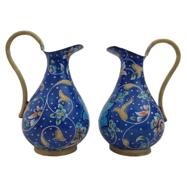 إبريق زخرفي مزخرف بالمينا الإيراني المصنوع يدويًا - ياسر (2x)