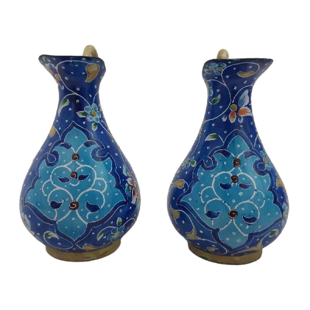 إبريق زخرفي مزخرف بالمينا الإيراني المصنوع يدويًا – ياسر (2x)