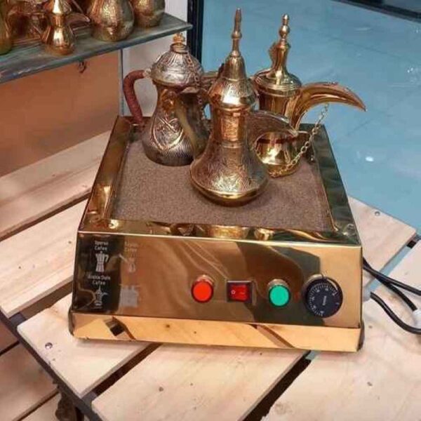 آلة صانع قهوة تركية بالرمل بنمط الخليج - مدمجة وأصيلة