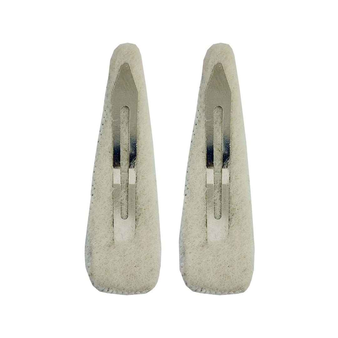 مجموعة مشابك الشعر سناب مع تصميم أرنب مطرز يدويًا