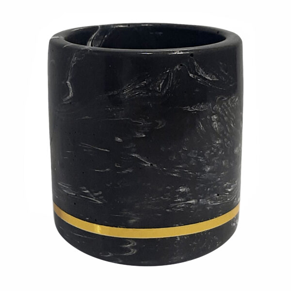 حاملة أقلام من الحجر للمكتب بتصميم الرخام، طراز فارما