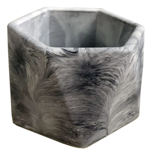 حاملة أقلام من الحجر للمكتب بتصميم الرخام، طراز لوكس