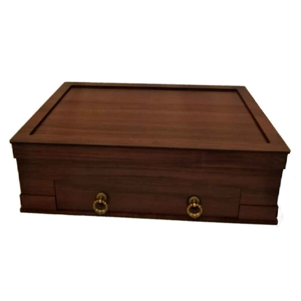 صندوق ساعات خشبي مع 60 فتحة ووسائد ساعات