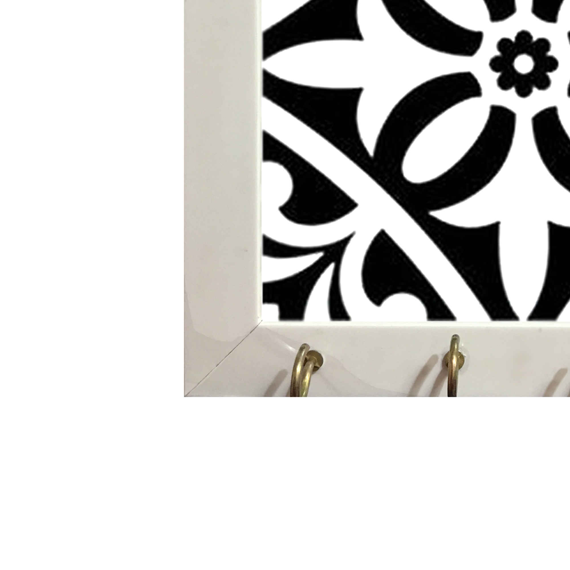 حامل مفاتيح جداري مزخرف ومصنوع يدويًا لتزيين المنزل