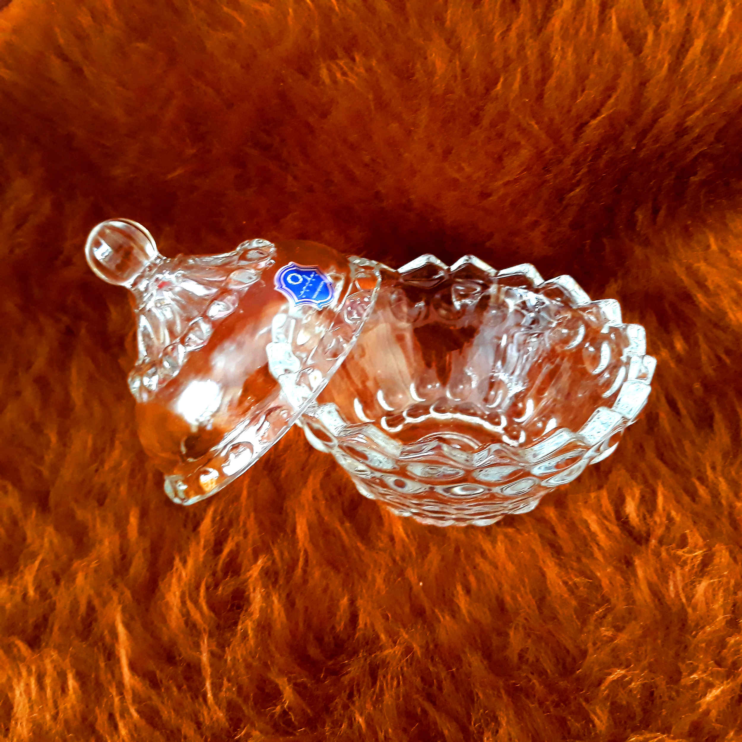 وعاء سكر بغطاء من الزجاج – نموذج أونيكس