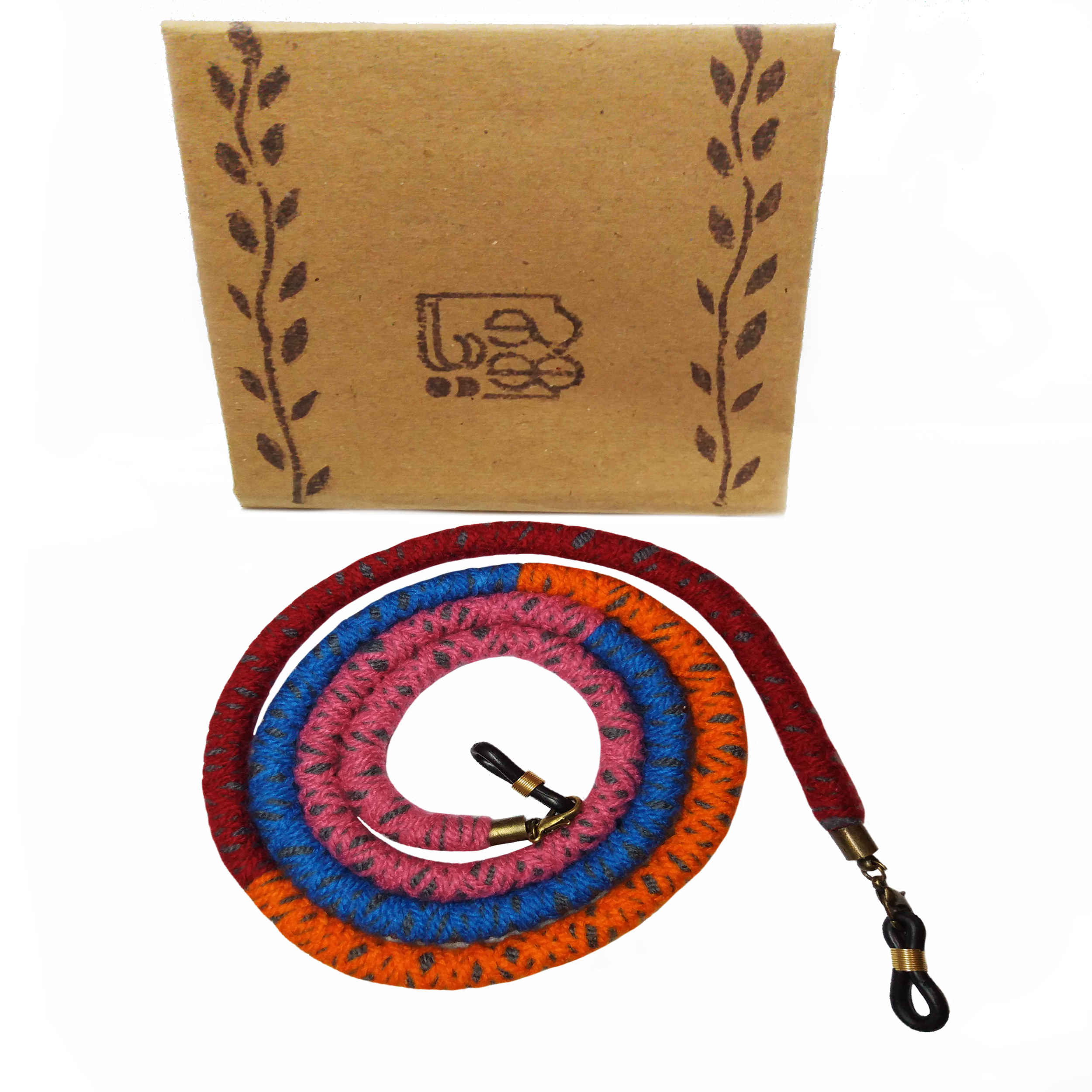 حزام نظارات منسوج يدويًا بألياف القطن