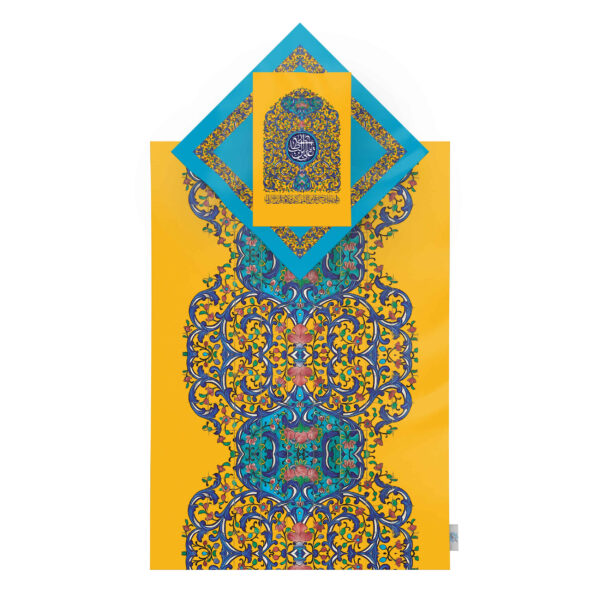 سجادة الصلاة الإسلامية المخملية الساجدة بنمط الزهور الخفيفة