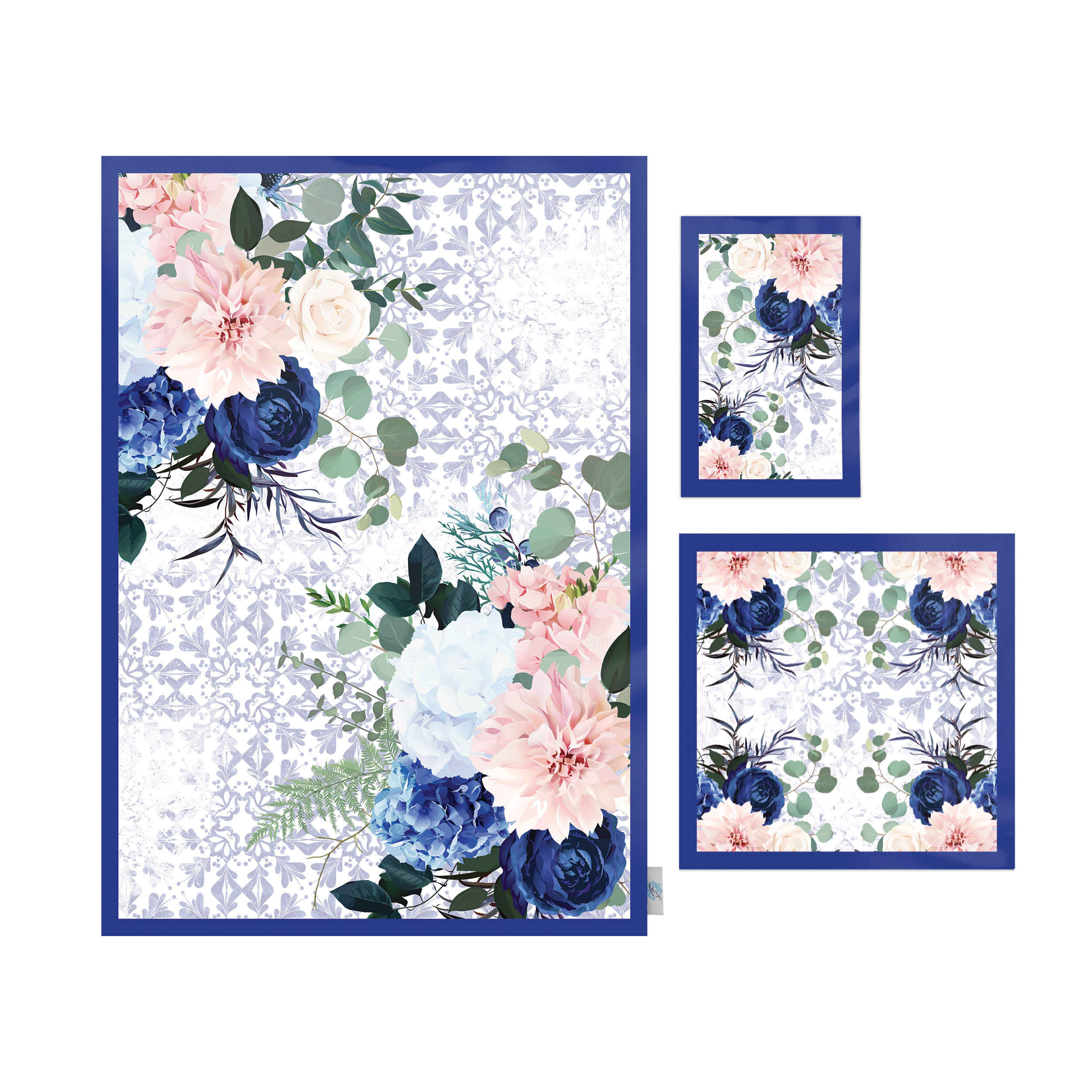 سجادة الصلاة الإسلامية المخملية الساجدة بتصميم الدمسك