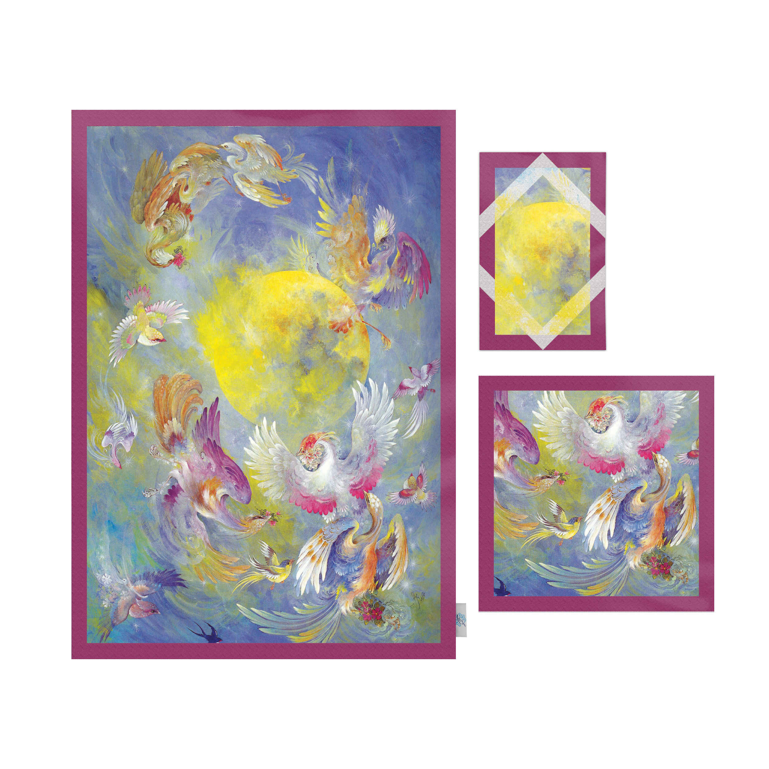 سجادة الصلاة الإسلامية المخملية الساجدة بتصميم العنقاء