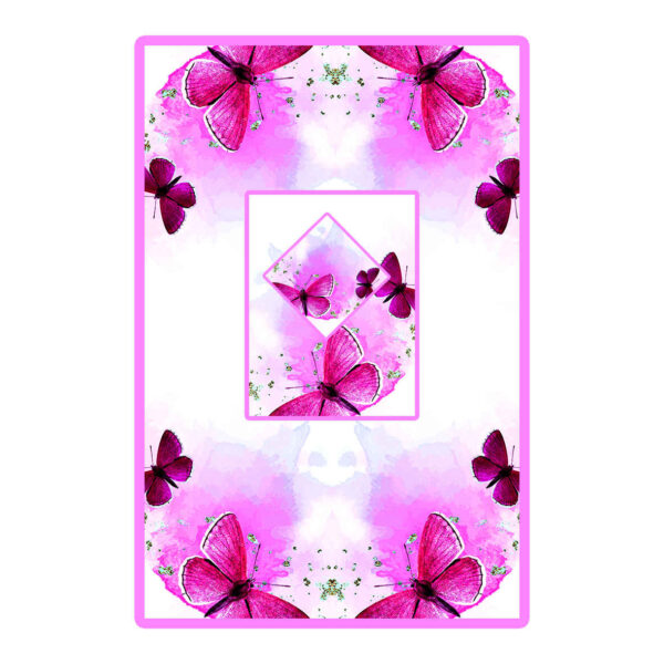 سجادة الصلاة الإسلامية المخملية الساجدة بتصميم الفراشات الوردية