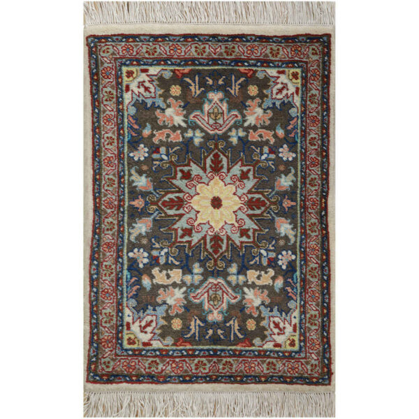 سجادة صلاة إيرانية أصيلة، منسوجة يدويًا وفاخرة - سجاد هاريس