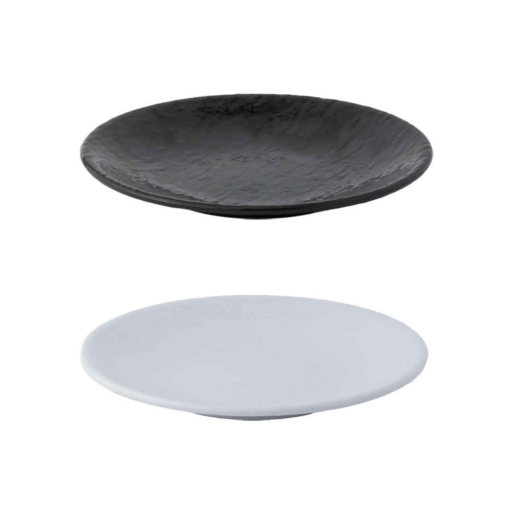 مجموعة أطباق ميلامين آمنة للميكروويف للاستخدام اليومي لتقديم العشاء، عبوة تحتوي على 3 أطباق