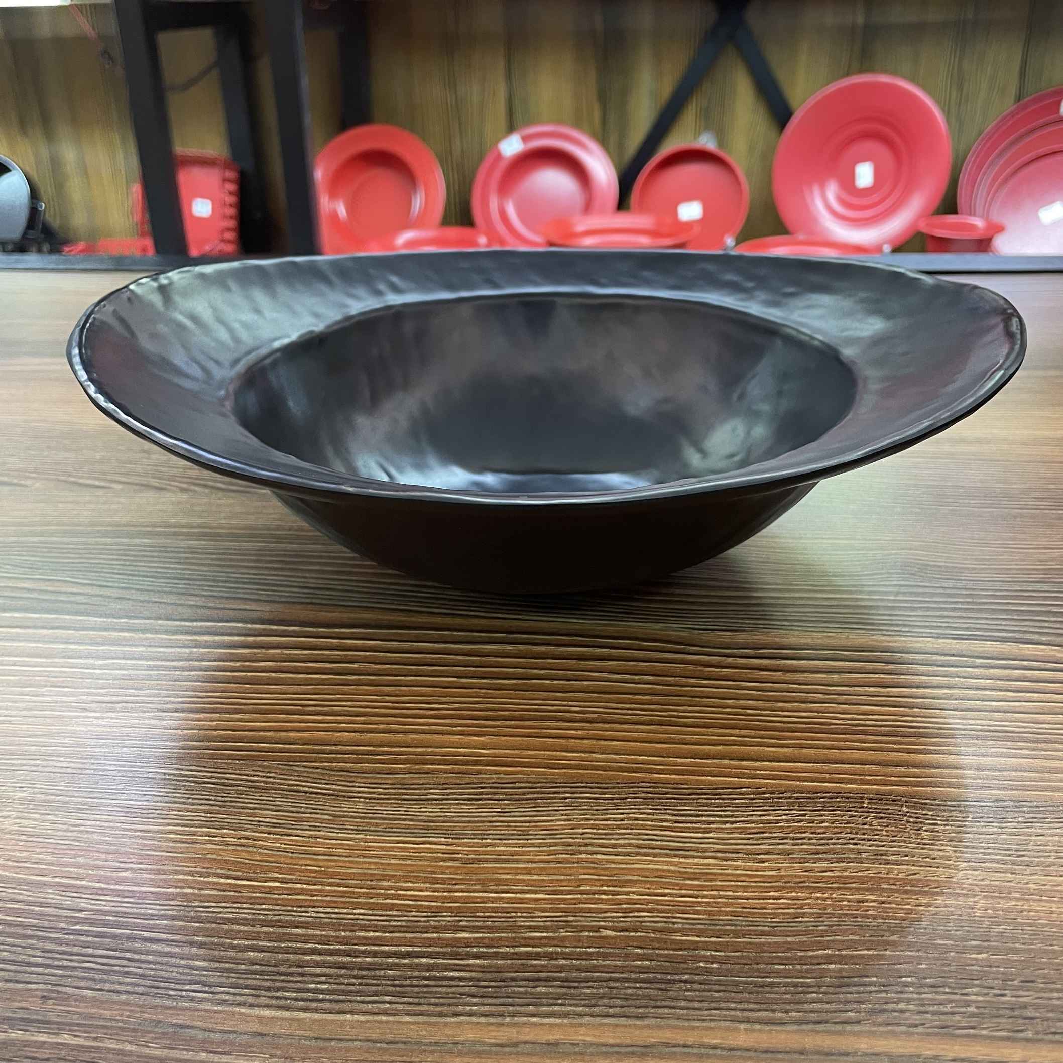 مجموعة أوعية عشاء ميلامين، آمنة للاستخدام في الميكروويف – موديل مهلا