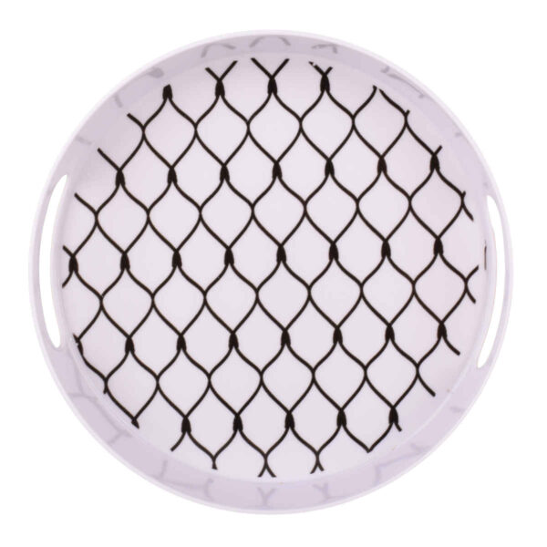 صينية ميلامين شكل دائري لتقديم الطعام موديل سور