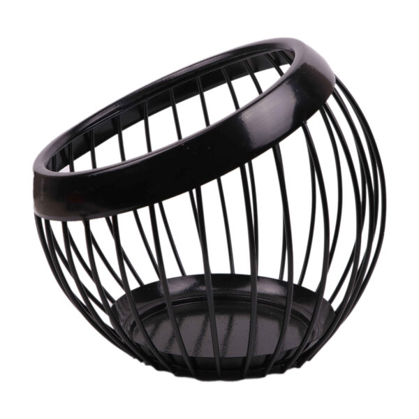 سلة فاكهة سلكية معدنية ذات استخدام متعدد الأغراض