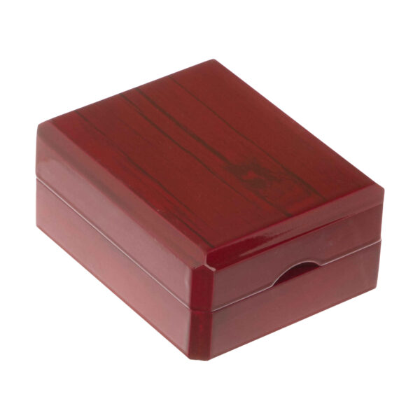 صندوق مجوهرات من البوليستر بنمط خشبي نموذج فيدا