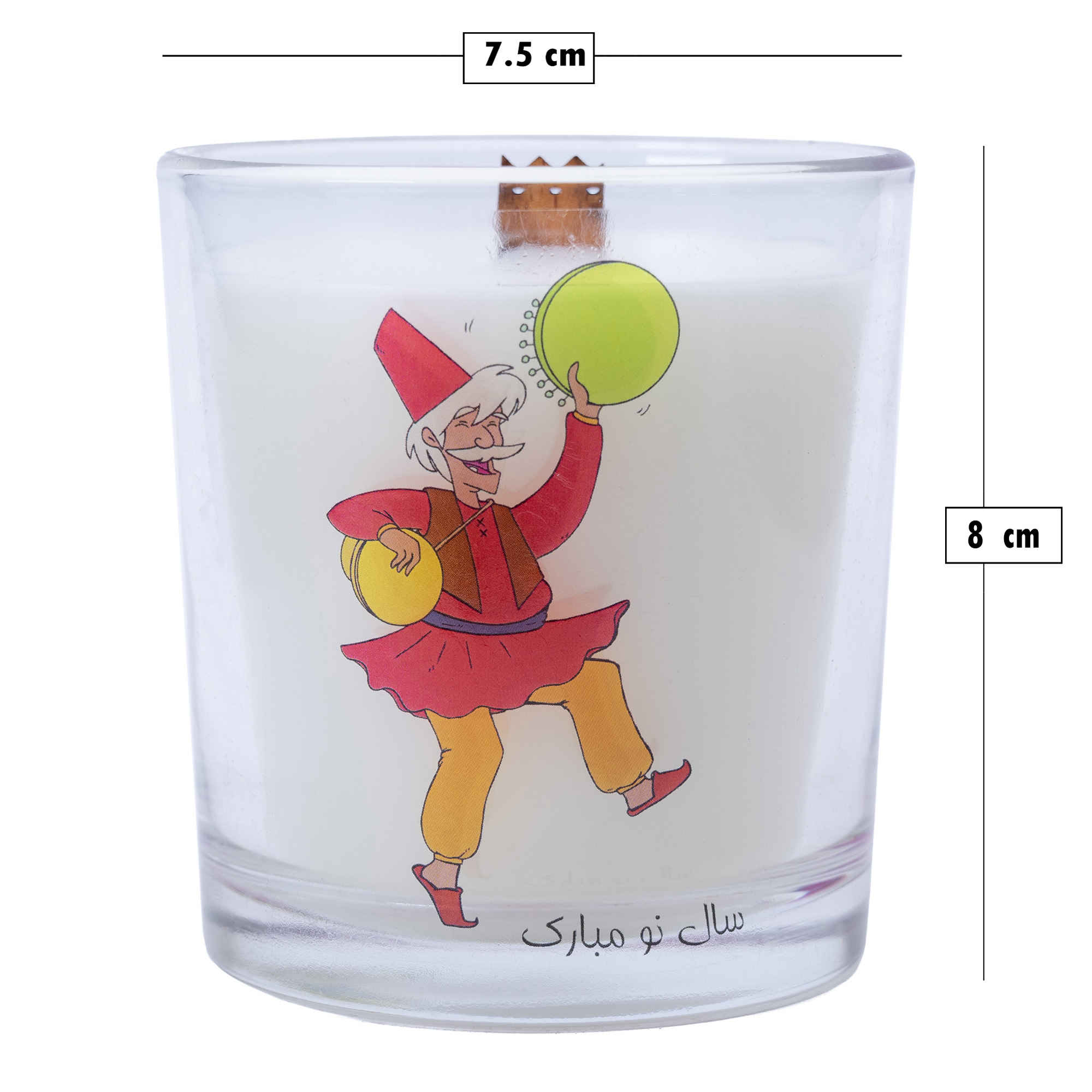 برطمان شمعة معطرة إيرانية لعيد نوروز (2x)