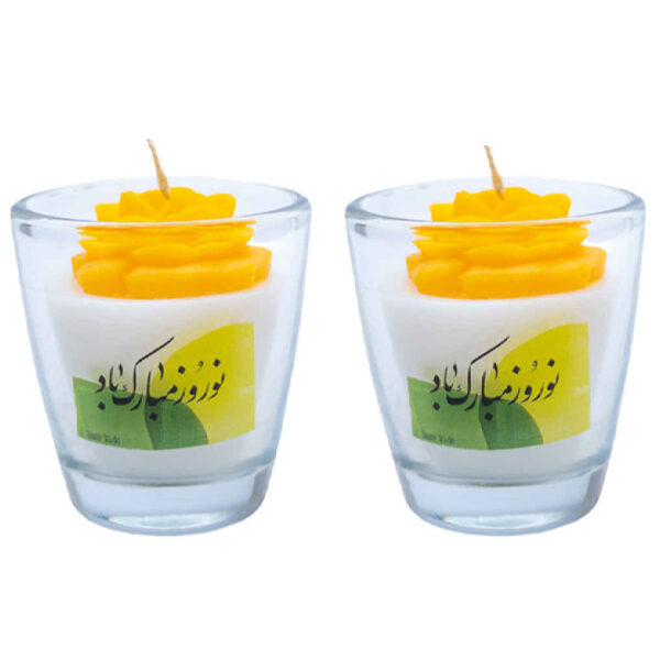 برطمان شمعة معطرة إيرانية لنوروز هافت-سين - نموذج طراوت (2x)