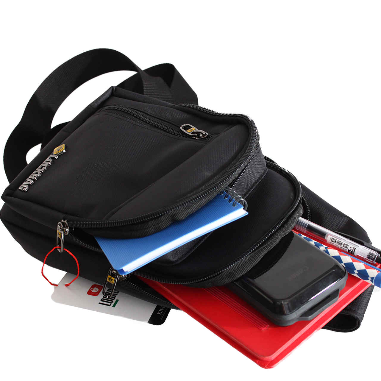 حقيبة كتف من الكانفاس أنيقة وعملية للعدائين والمتنزهين