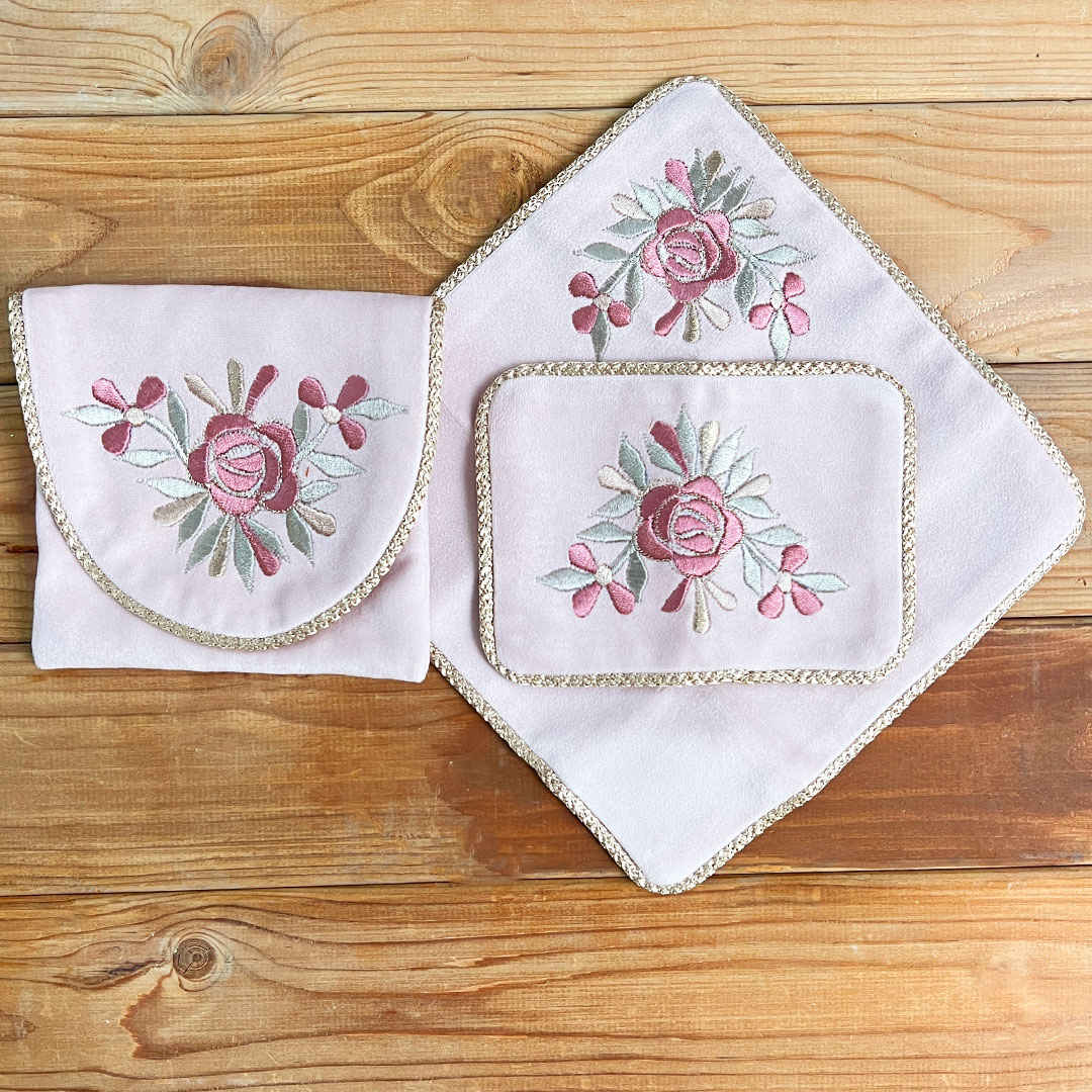 سجادة الصلاة المحمولة للمسلمين بحجم الجيب وقابلة للنقل سجادة الزهور