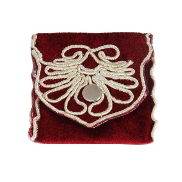 سجادة الصلاة المحمولة للمسلمين بحجم الجيب وقابلة للنقل باللون الأحمر