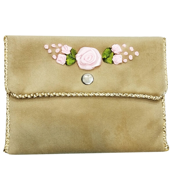 سجادة الصلاة المحمولة للمسلمين بحجم الجيب وقابلة للنقل باللون الكريم