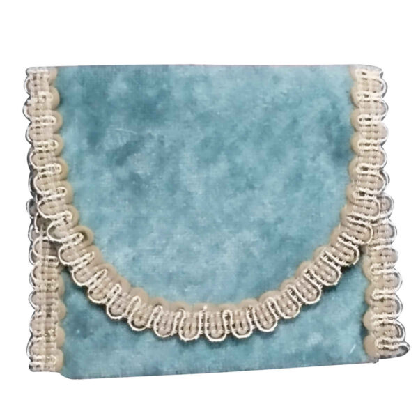 سجادة الصلاة المحمولة للمسلمين بحجم الجيب وقابلة للنقل باللون الأزرق